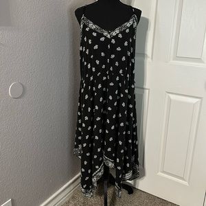 Target Xhilaration Black Paisley Dress - Size 1X